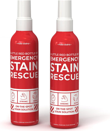 Emergency Stain Rescue Stain Remover Spray – 4oz Laundry Stain Remover for Clothes, Upholstery Fabric, Carpet - Works on Most Blood, Grass, Coffee, Mud, Grease & Oil Stain Remover