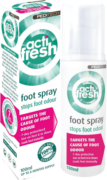 Peditech Acti Fresh Foot Odour Spray - 100Ml