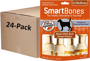 Smartbones Medium Chews, Treat Your Dog To A Rawhide-Free Chew Made With Real Meat And Vegetables