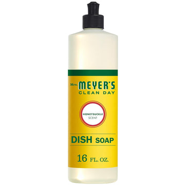 Mrs. Meyer's Clean Day Liquid Dish Soap, Honeysuckle, 16 Ounce