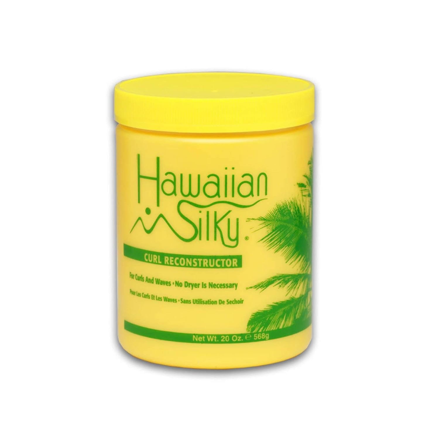 Hawaiian Silky curl reconstructor 20 ounce, Yellow, 20 Ounce : Hair Relaxer Creams : Beauty & Personal Care