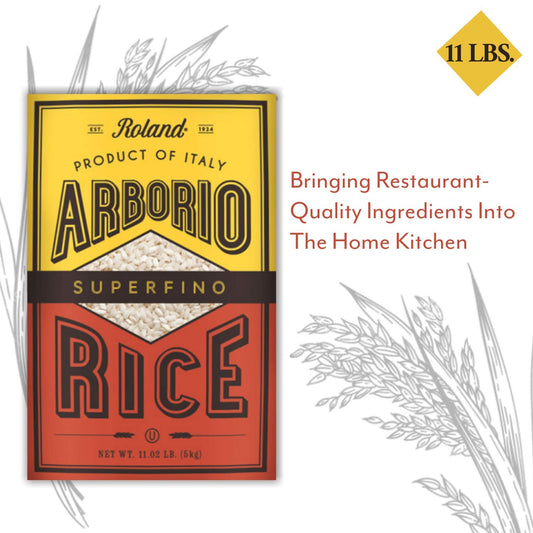 Roland Foods Arborio Rice, Superfino, 11 Lbs
