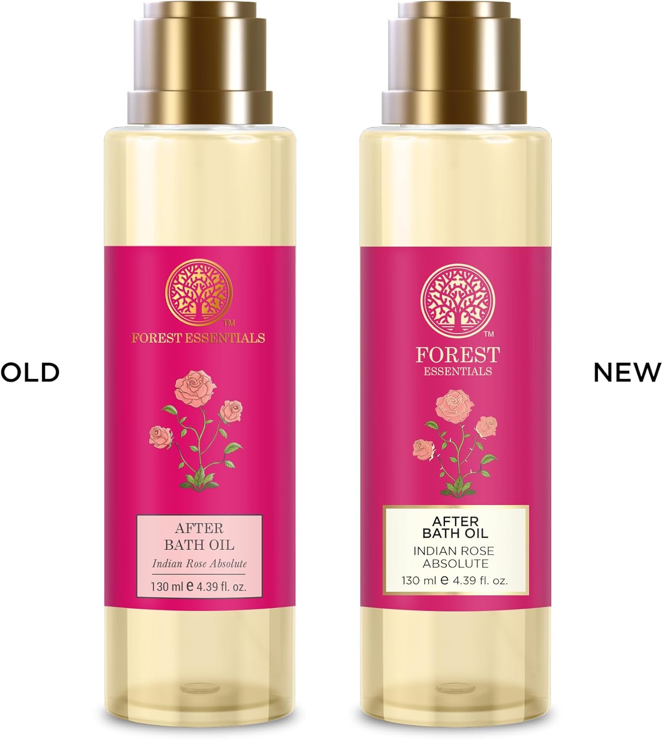 Forest Essentials After Bath Oil Indian Rose Absolute 130Ml (Bath Oil) : Beauty & Personal Care