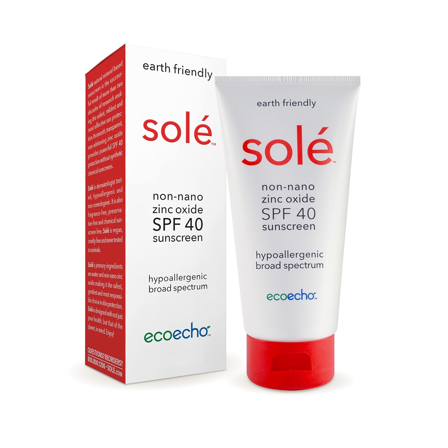 Andrew Lessman Solé Sunscreen Spf 40 4 Ounce Lotion - Natural Mineral-Based Zinc Oxide Sunscreen. Hypoallergenic, Non-Comedogenic, Powerful Spf 40 Protection. No Synthetic Chemicals Or Additives
