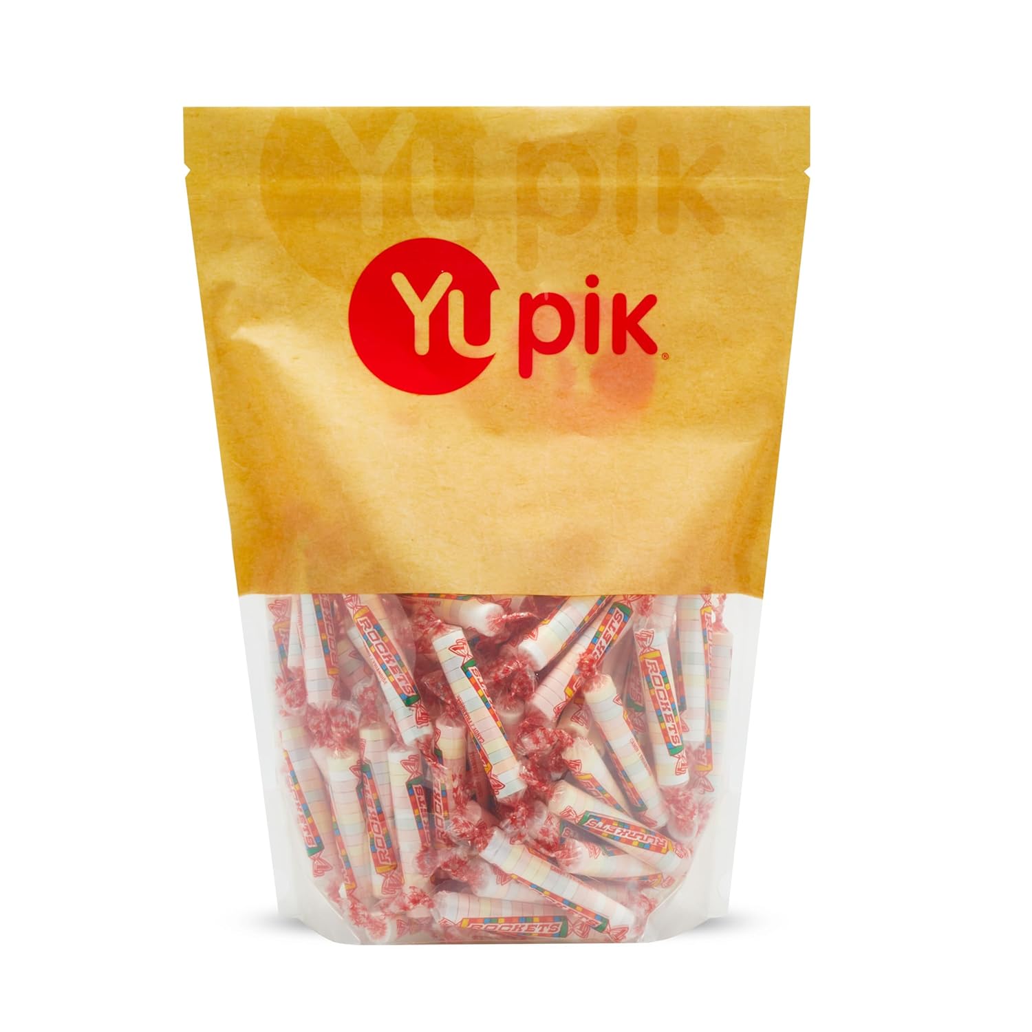 Yupik Classic Rockets, Wrapped, Pressed Candy, 2.2 Lb