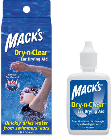 Mack's Dry-n-Clear? Ear Drying Aid - Swimmers Ear Drops - 1 Fl Oz