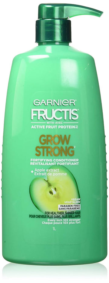 Garnier Fructis Grow Strong Conditioner, 33.8 Fl Oz, 1 Count (Packaging May Vary)