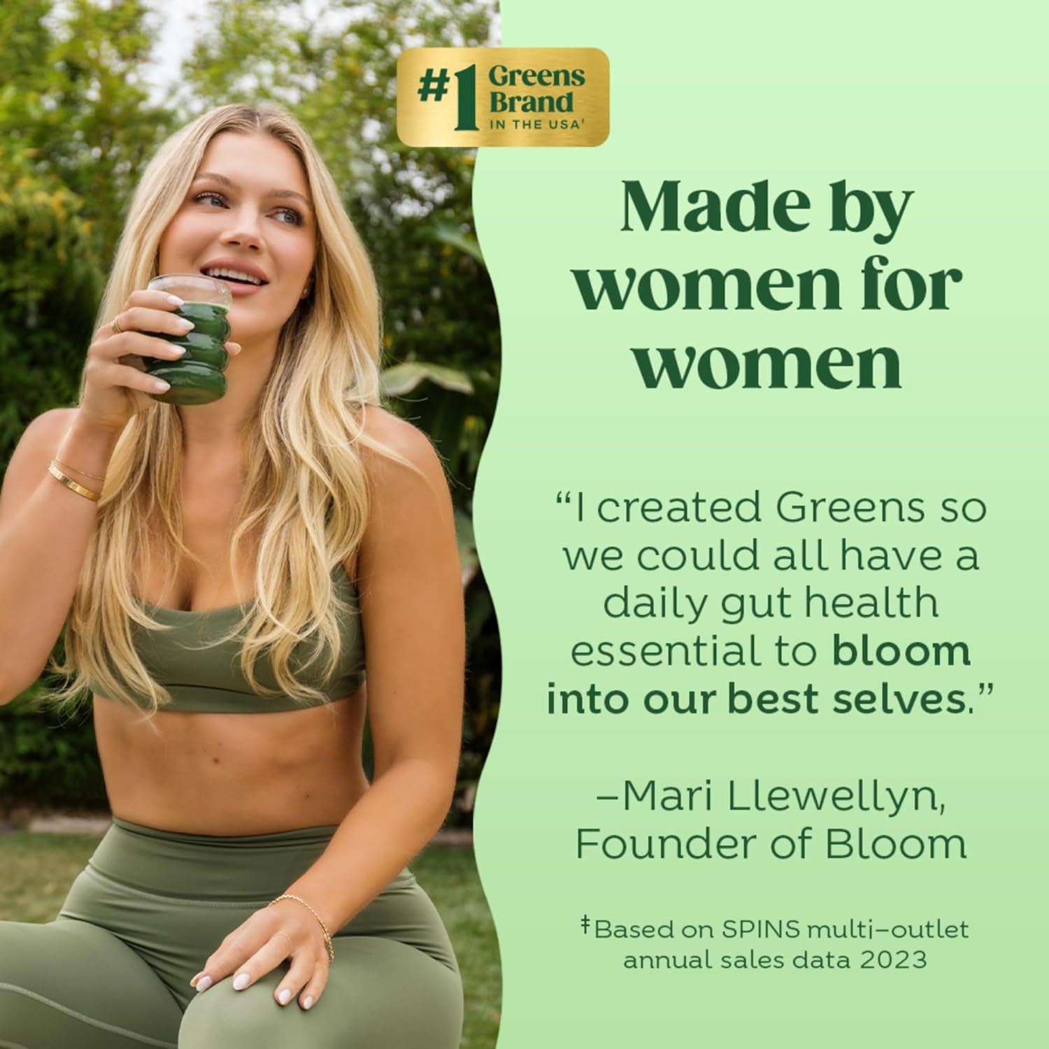 Bloom Nutrition Greens and Superfoods Powder for Digestive Health, Greens Powder with Digestive Enzymes, Probiotics, Spirulina, Chlorella for Bloating and Gut Support, Amazon Exclusive, 30 SVG, Berry : Everything Else