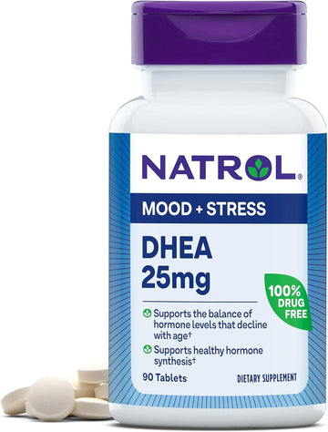 Natrol Dhea 25Mg Tablets, 90-Count