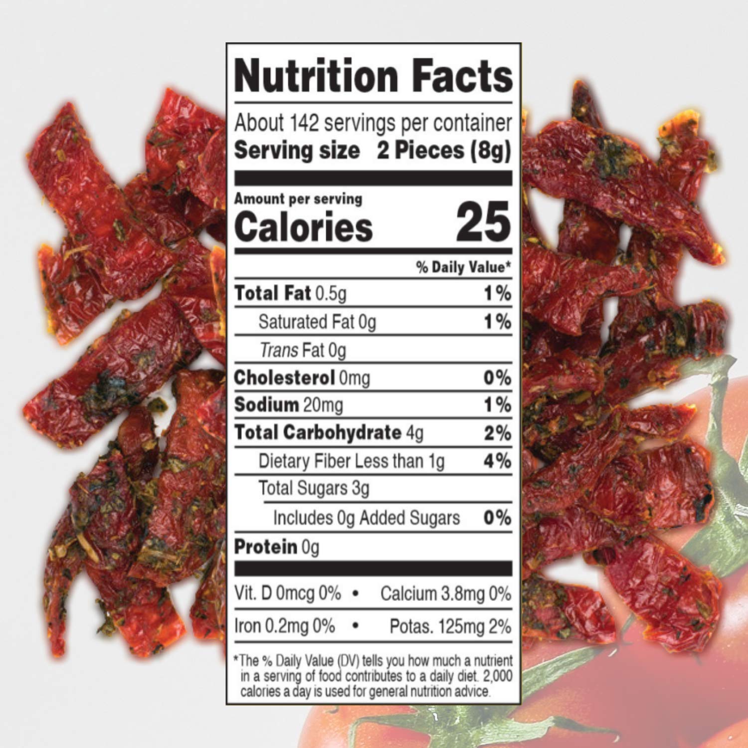 Roland Foods Sun-Dried Tomato Strips, 2.5 Pound Bag, Pack Of 2