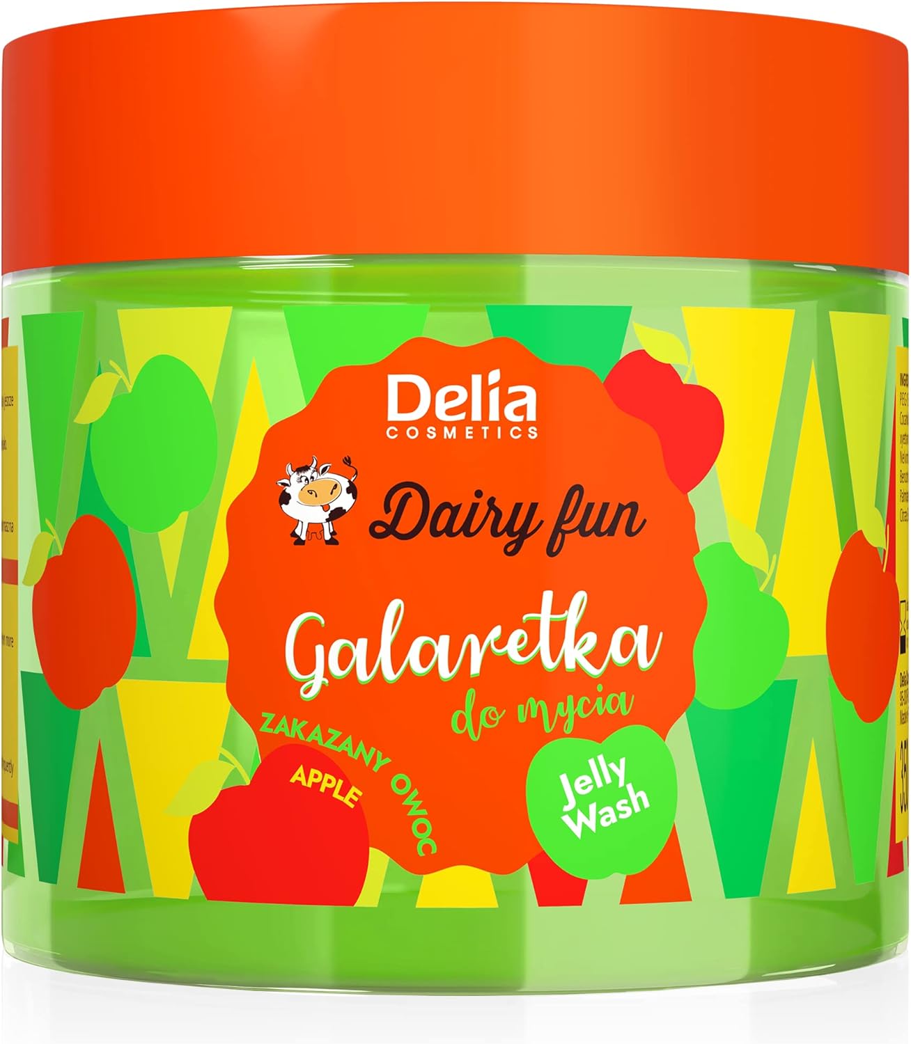 Delia Cosmetics - Dairy Fun - Apple Jelly for Body Wash - Cleans and Refreshes - Scented and Smooth Skin - Intense Juicy Apple Fragrance - Natural Extracts - 350 g : Amazon.co.uk: Beauty