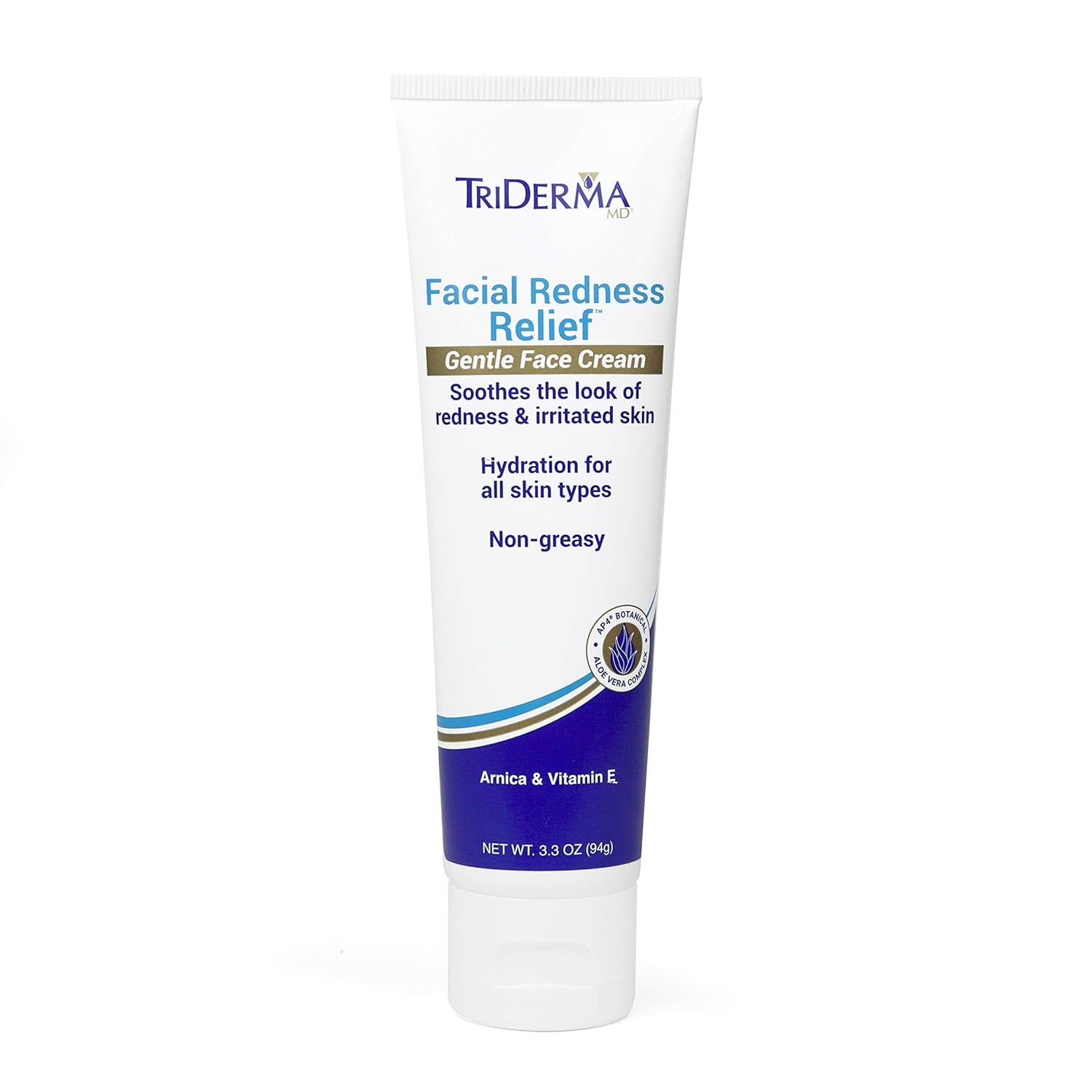 Triderma Facial Redness Relief Gentle Face Cream (3.3 Ounces)