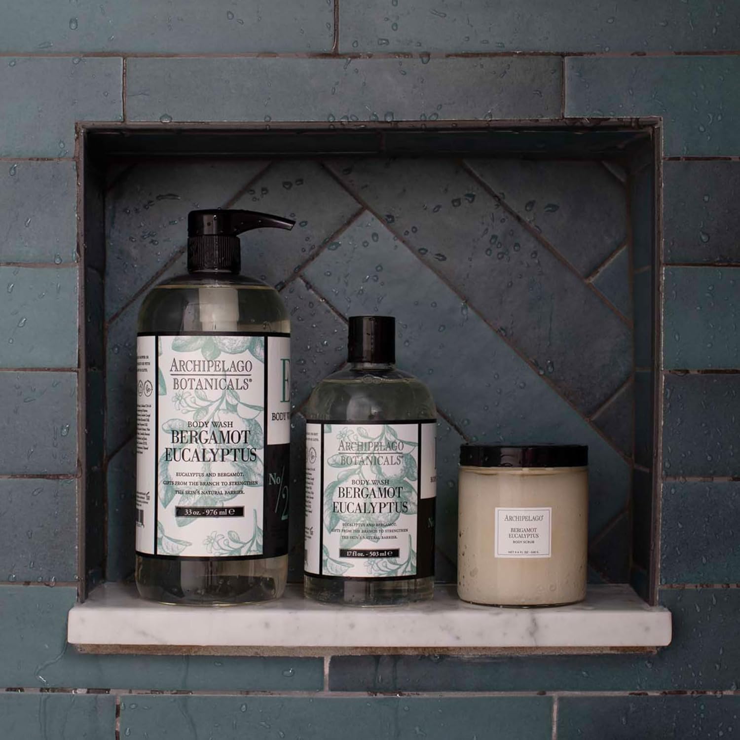 Archipelago Botanicals Bergamot Eucalyptus Body Scrub, Exfoliating Body Scrub For Rejuvenated, Smooth And Glowing Skin, Made With Natural Ingredients, Blended With Bergamot (9.4 Oz) : Beauty & Personal Care