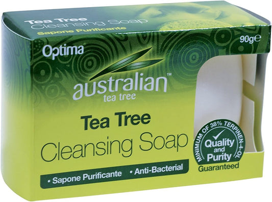 Three Packs Of Australian Tea Tree Cleansing Soap 90G