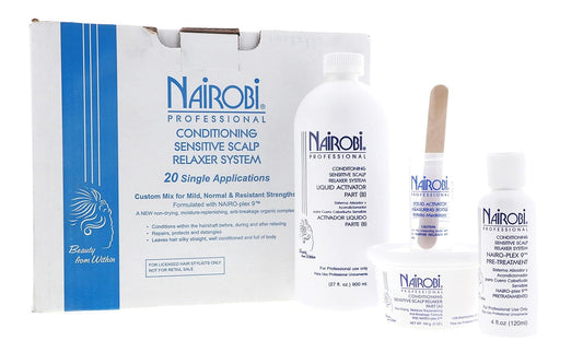 Conditioning Sensitive Scalp Relaxer System Kit 20 Single Applications