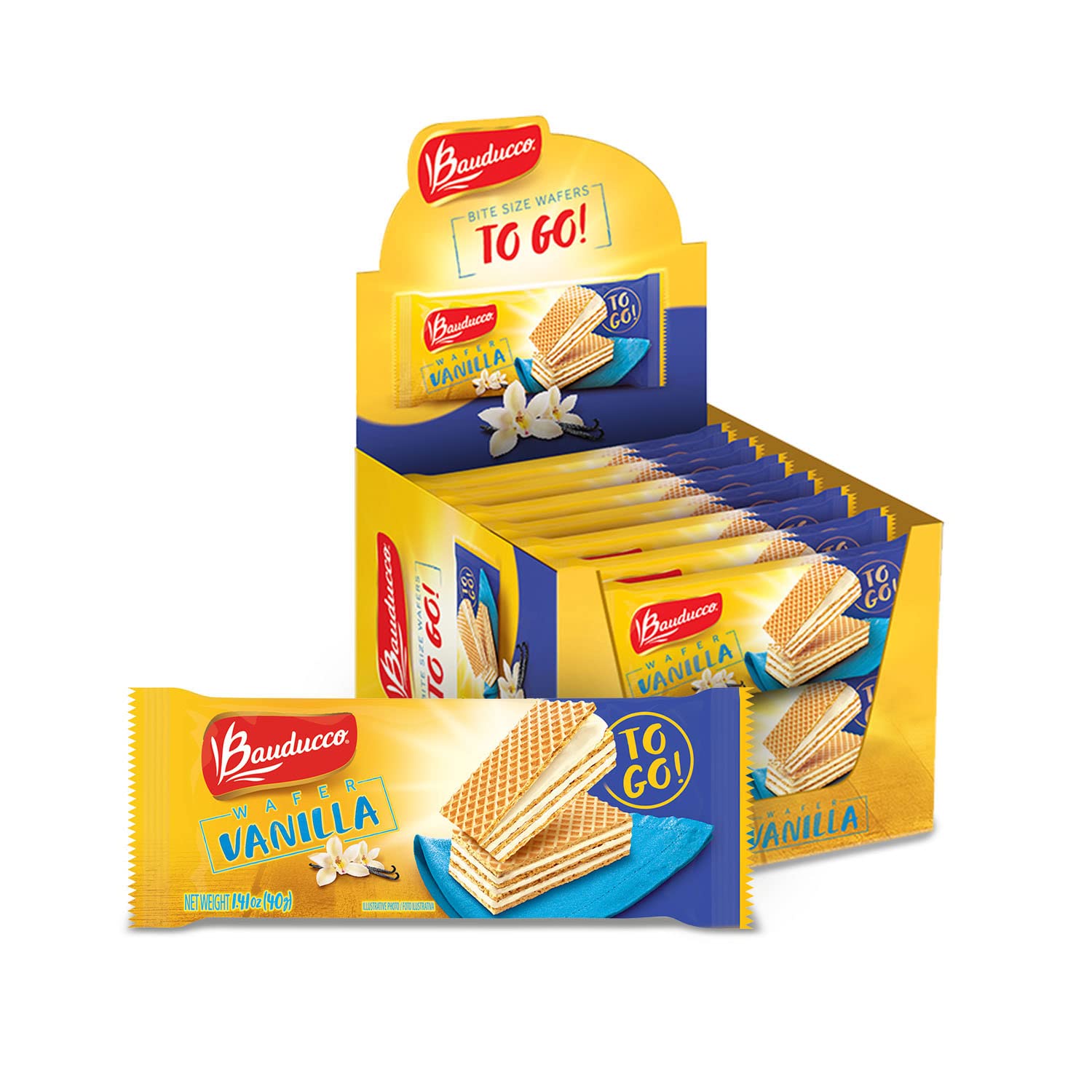 Bauducco Mini Wafer Cookies, Vanilla Wafers, Ideal Dessert, Snack, Pastry, School Lunches, Family Gathering, Party Snack, Work Lunch