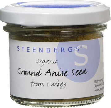 Steenbergs Organic Ground Anise Seed Powder Standard Jar 45G