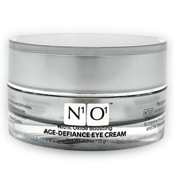Age-Defiance Eye Cream - Day & Night Moisturizer With Nitric Oxide, Hyaluronic Acid, Complex Peptides, Ceramides - Hydrating Eye Cream For Dark Circles, Wrinkles, Fine Lines, Puffiness - 0.5 Oz
