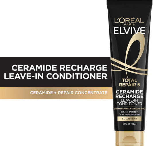 L'Oréal Paris Elvive Total Repair 5 Protein Recharge Leave In Conditioner 5.1 Fl. Oz. Tube
