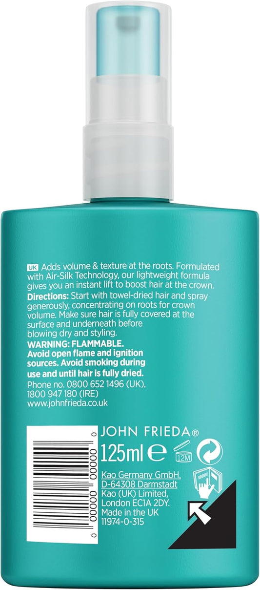 John Frieda Volume Lift Thickening Blow-Out Spray 100 Ml, Thickening Blow-Dry Spray For Fine, Flat Hair, Volumising Spray