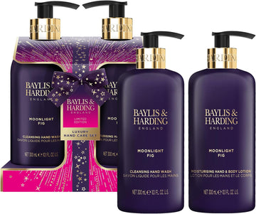 Baylis & Harding Moonlight Fig Glossy Lip Trio Gift Set - Vegan Friendly (Pack Of 1)