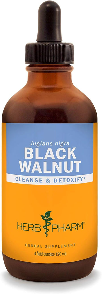 Herb Pharm Black Walnut Liquid Extract for Cleansing and Detoxifying - 4 Ounce