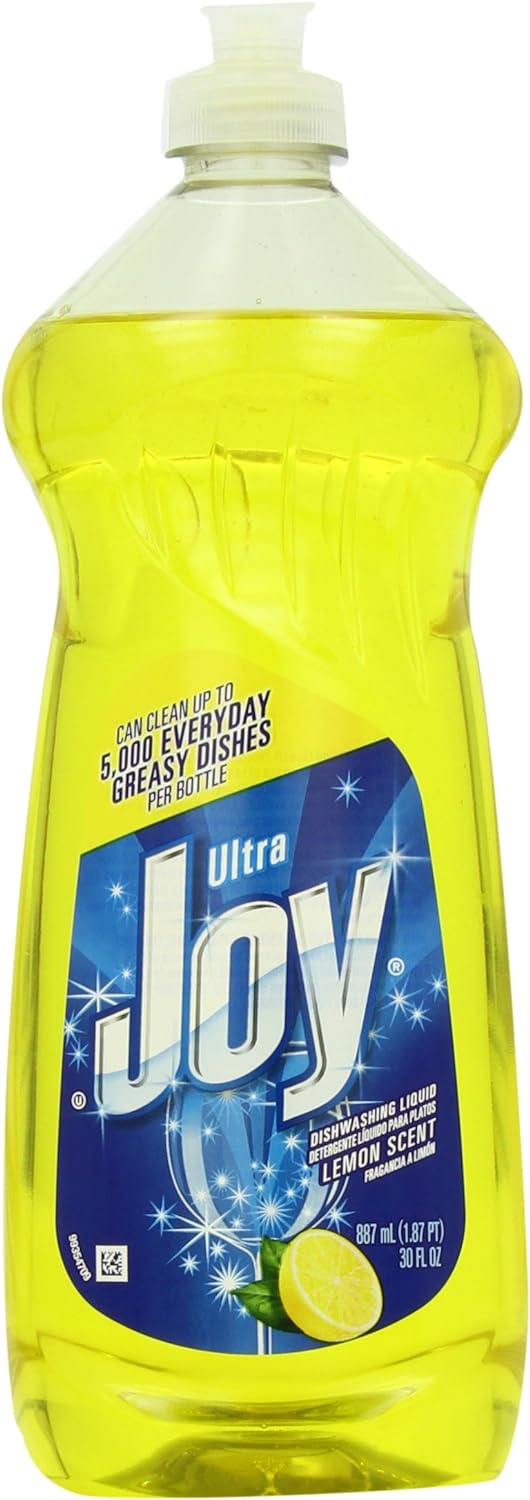 Joy Ultra Dishwashing Liquid, Lemon Scent, Yellow, 30 Ounce (Pack of 5) : Health & Household