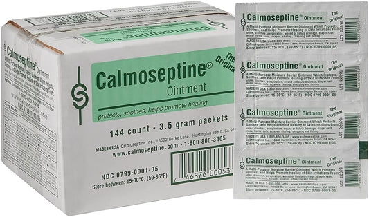 Calmoseptine Ointment Foil Packets 1/8 Oz 3.5G For Rashes And Irritated Skin - Case Of 144