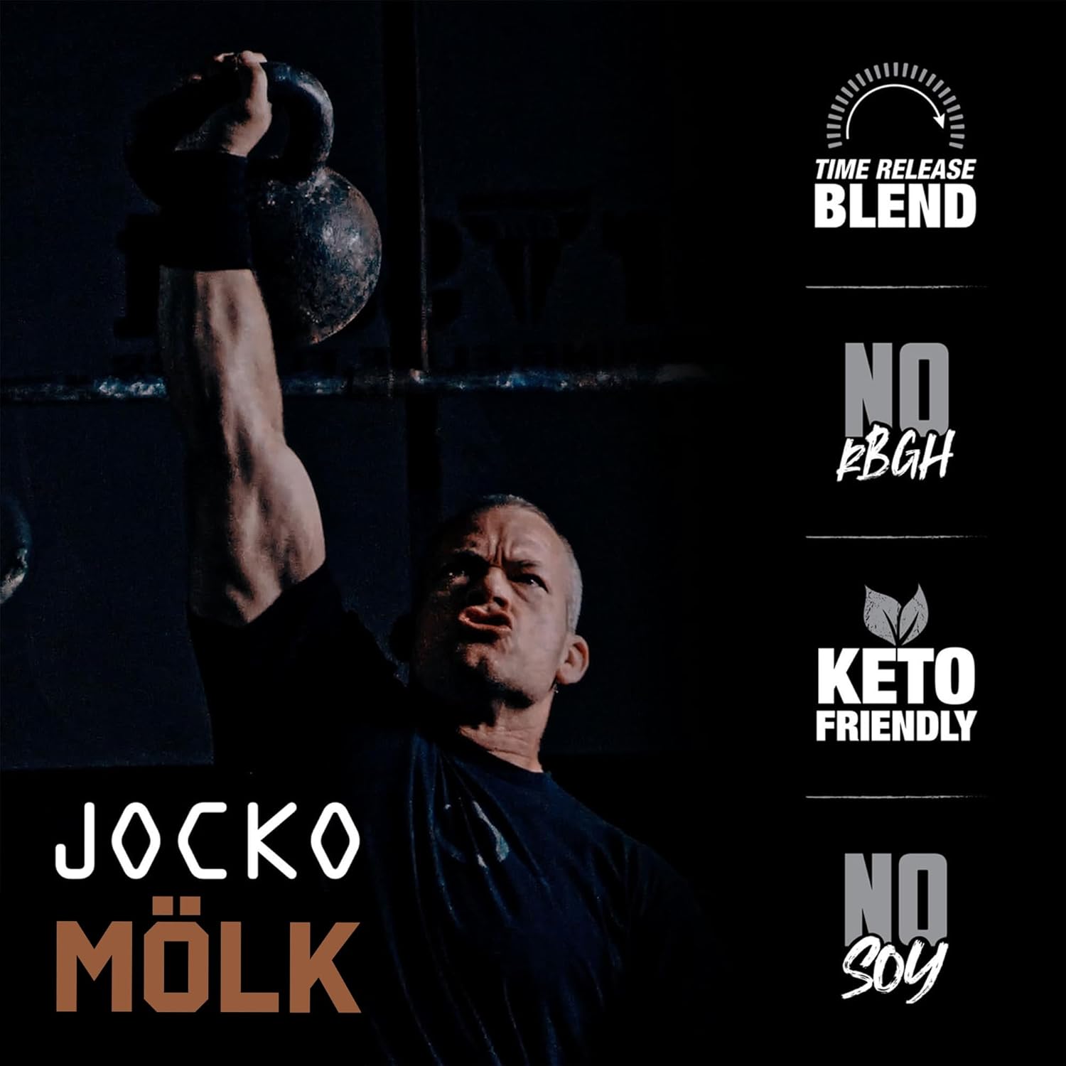 Jocko Fuel Protein 2 Pack Bundle - Jocko Mölk Chocolate + Vanilla (2 Flavors) (2lb Each) : Health & Household