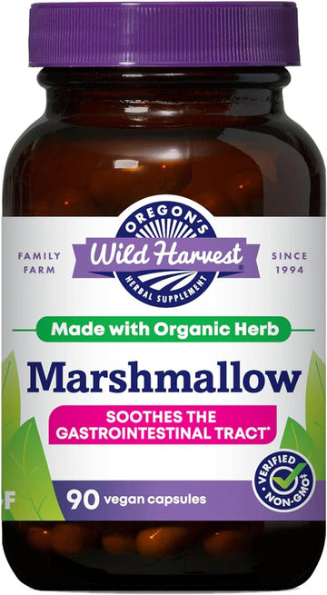 Oregon's Wild Harvest Marshmallow Organic Herbal Supplement, 90 Count