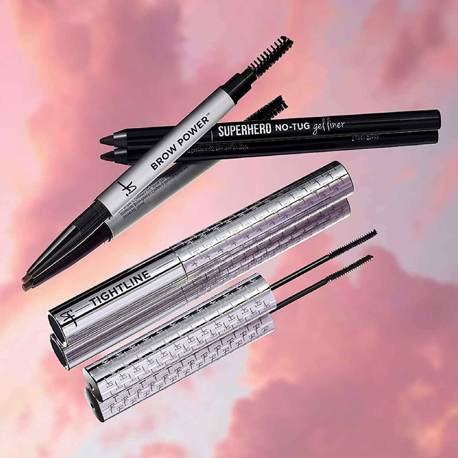 IT Cosmetics Tightline 3-In-1 Lash Primer, Eyeliner & Black Mascara - Lengthens & Conditions Lashes - Ultra-Skinny Wand - Infused With Collagen, Biotin, Peptides & Antioxidants - 0.12 fl oz : Beauty & Personal Care