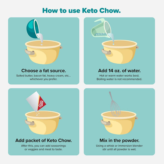 Keto Chow Savoury Chicken Soup - 1 Meal Pack