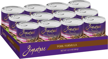Zignature Pork Limited Ingredient Formula Wet Dog Food 13oz, case of 12