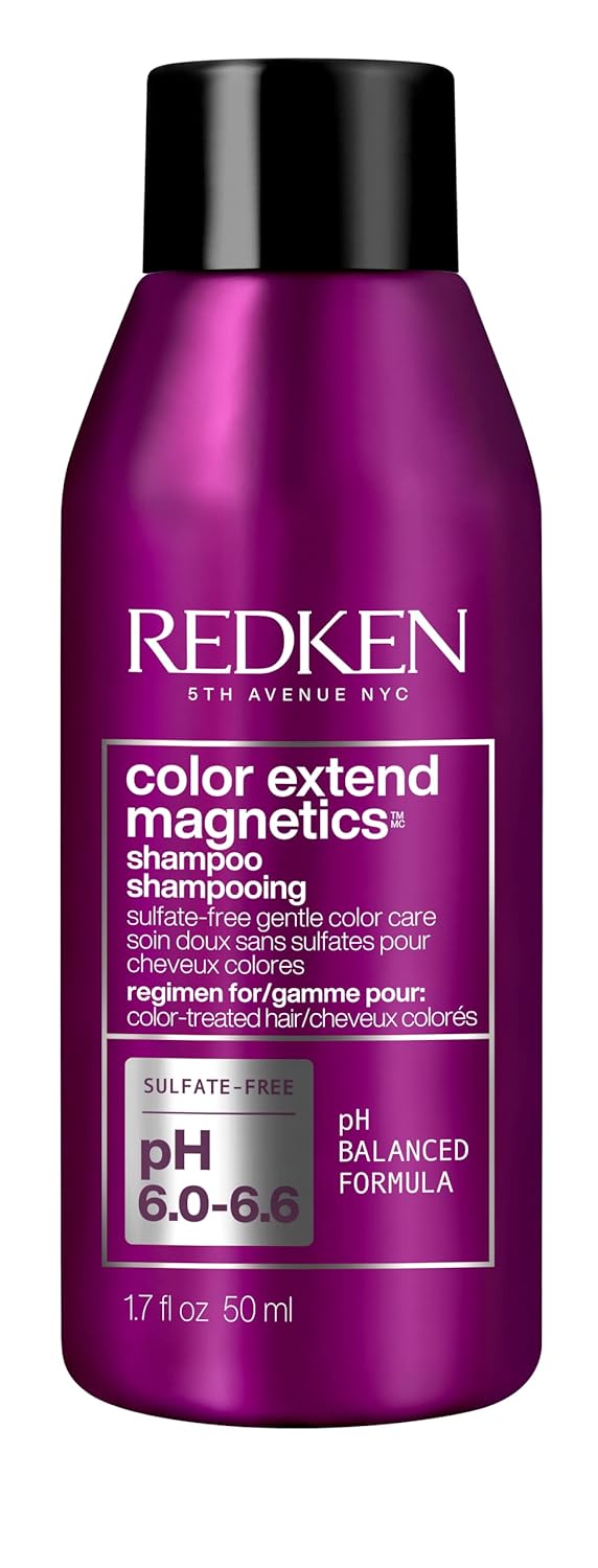 Redken Color Extend Magnetics Shampoo For Color-Treated Hair | Gently Cleanses & Protects Color | With Amino Acid | Sulfate Free Shampoo