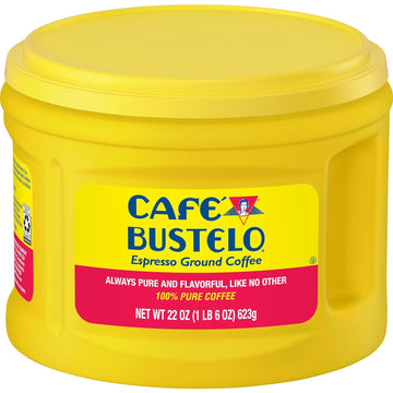 Café Bustelo Espresso Dark Roast Ground Coffee, 22 Ounces (Pack Of 6)