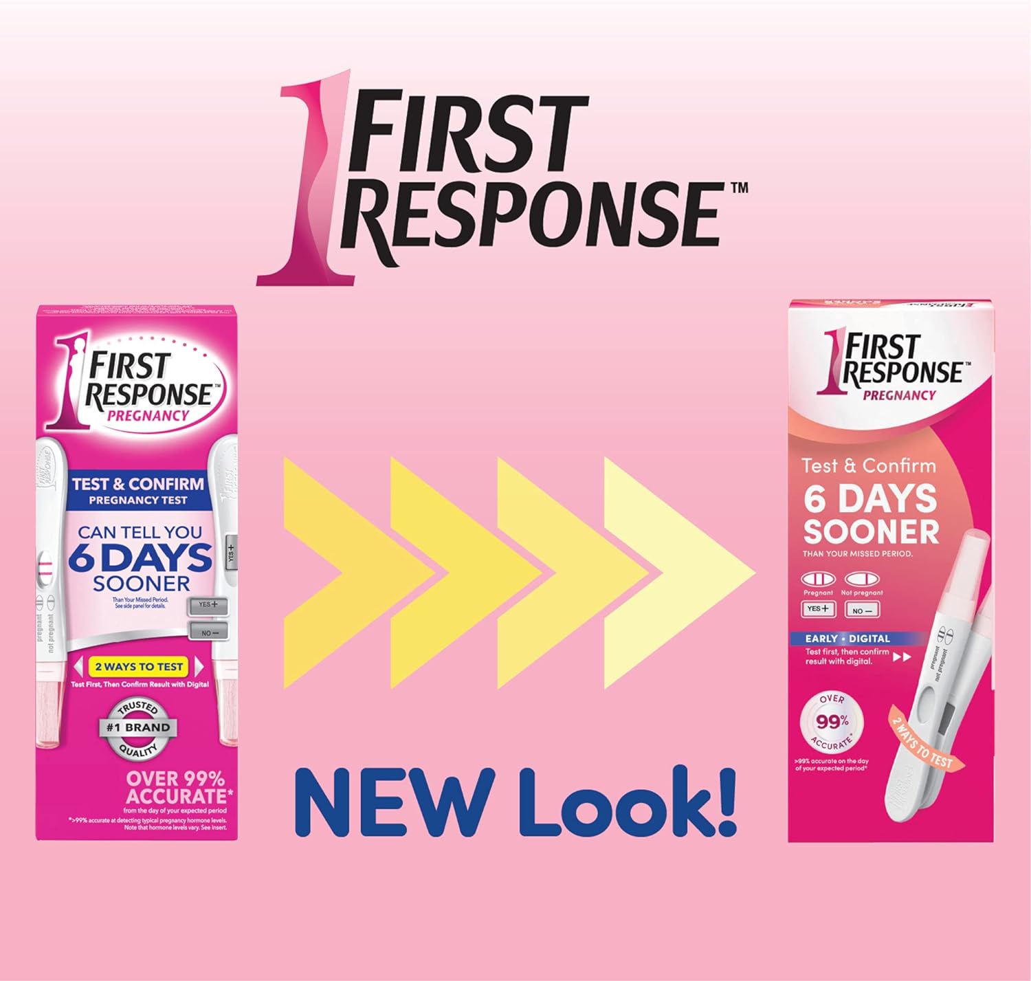 First Response Test & Confirm Pregnancy Test, unisex adult 1 Line Test and 1 Digital Test Pack : Health & Household