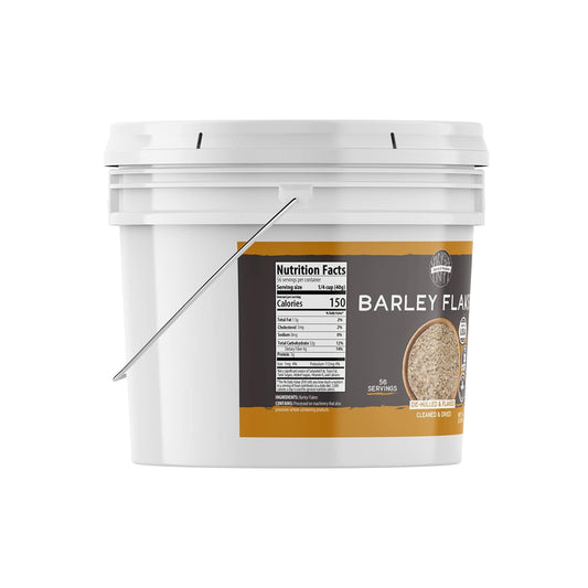 Birch & Meadow 1 Gallon Barley Flakes, Chewy Texture, Non-Gmo