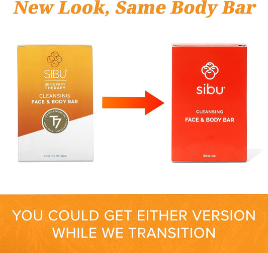 Sibu Sea Buckthorn Soap, Cleansing Face & Body Bar With Citrus Scent (3-Pack) – Moisturizes Skin, Reduces Redness And Blemishes, And Calms Sensitive Skin