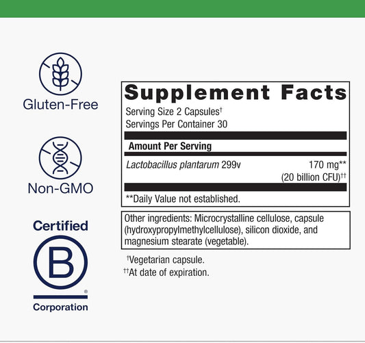 Metagenics Ultraflora Intensive Care Probiotic - Probiotic For Digestive Health* - For Occasional Irritation & Bowel Discomfort* - Immune Support* - Non-Gmo & Gluten-Free - 60 Capsules