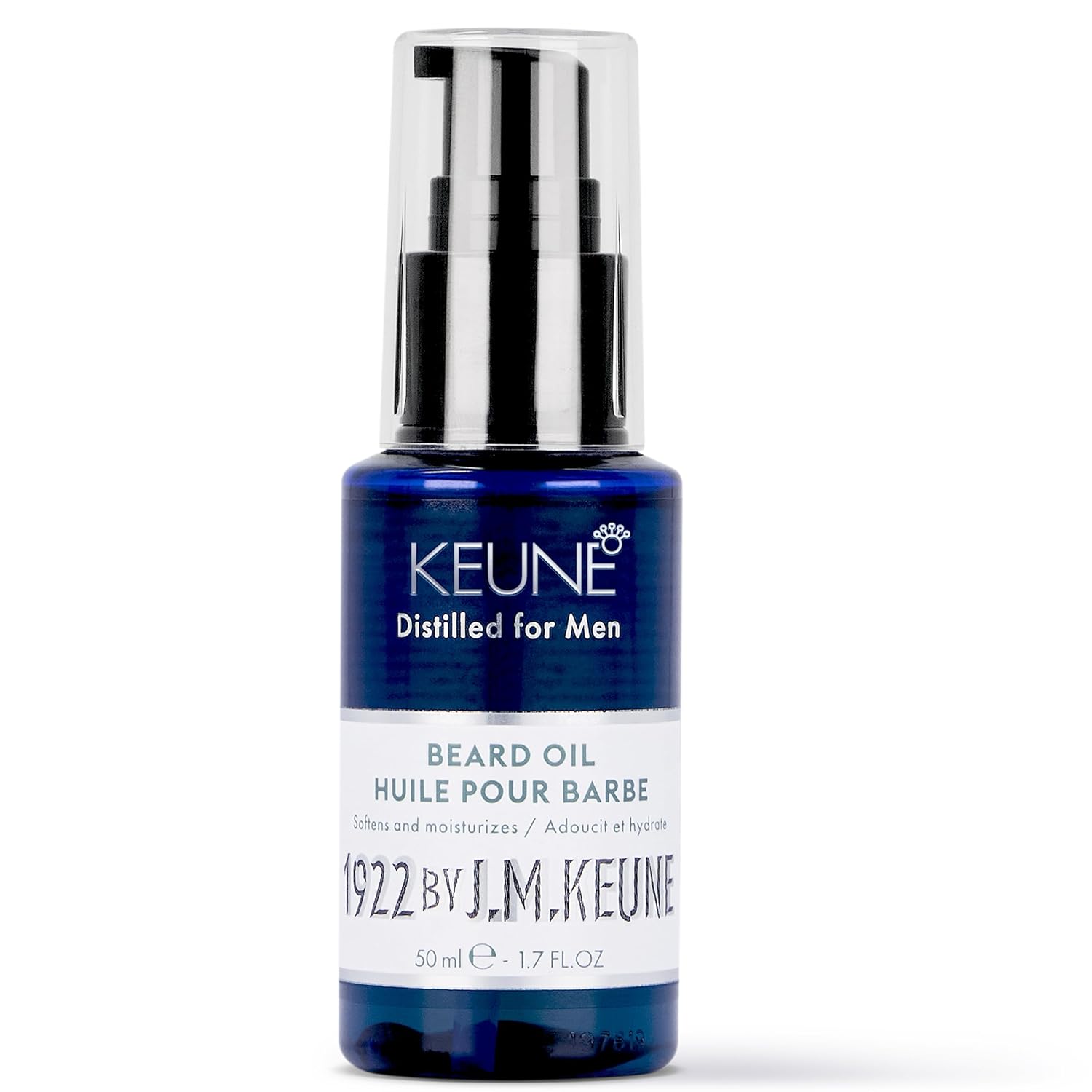 1922 By J.M. Keune Beard Oil, Nourishing & Softening Oil For Beard Care, 1.7 Fl Oz