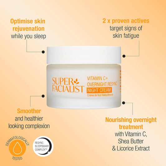 Super Facialist - Vitamin C + Brighten Gentle Daily Micro Polish Wash, Face Wash For Removing Dead Cells & Daily Impurities With Biodegradable Micro Beads, Vegan Friendly, 125Ml