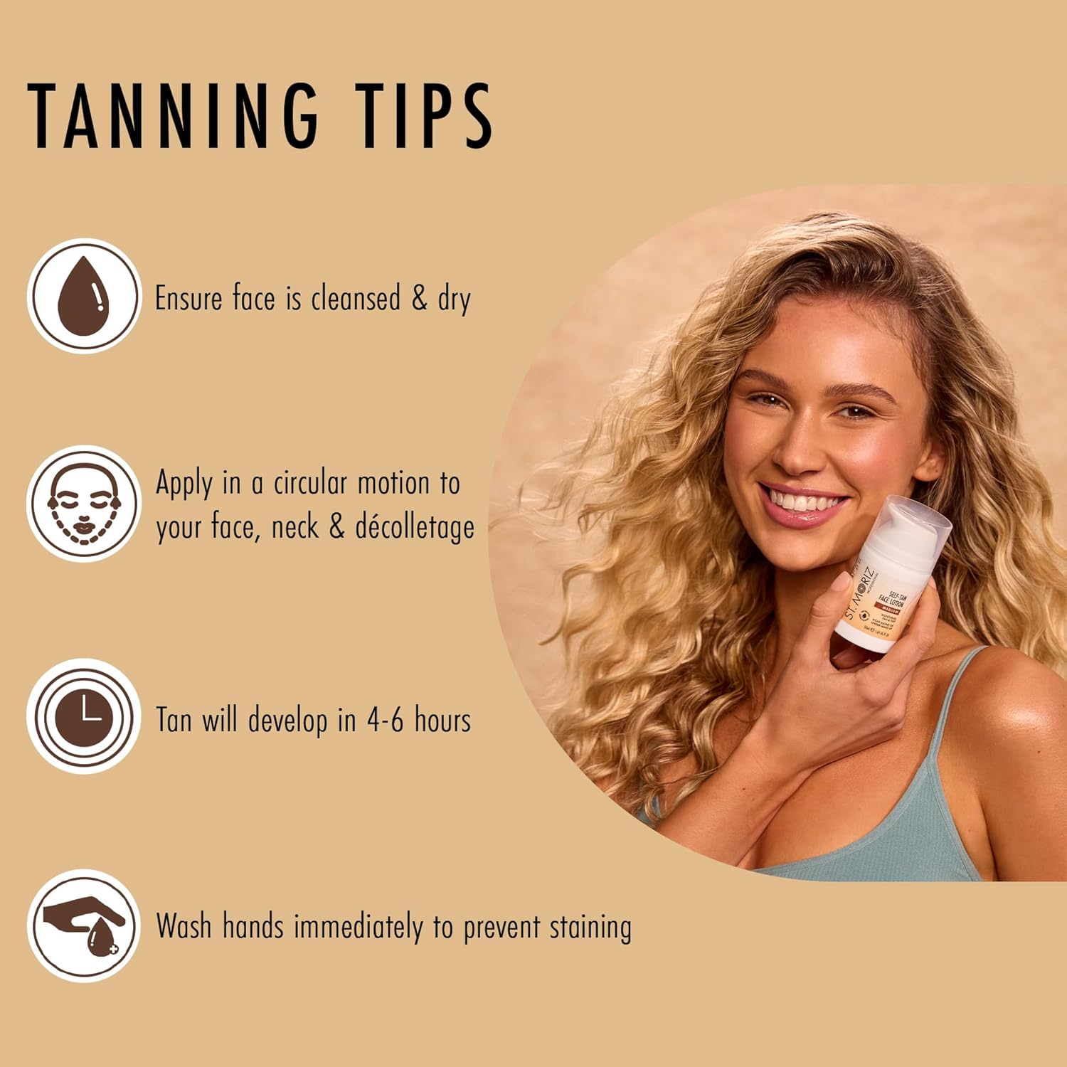 St Moriz Professional Medium Self Tan Face Lotion | With Aloe Vera & Vitamin E for Gradual Face Tan & Natural Glow | Vegan Fake Tan for Face | Wear Alone or Under Makeup | No Wash Off Required | 50ml : Amazon.co.uk: Beauty