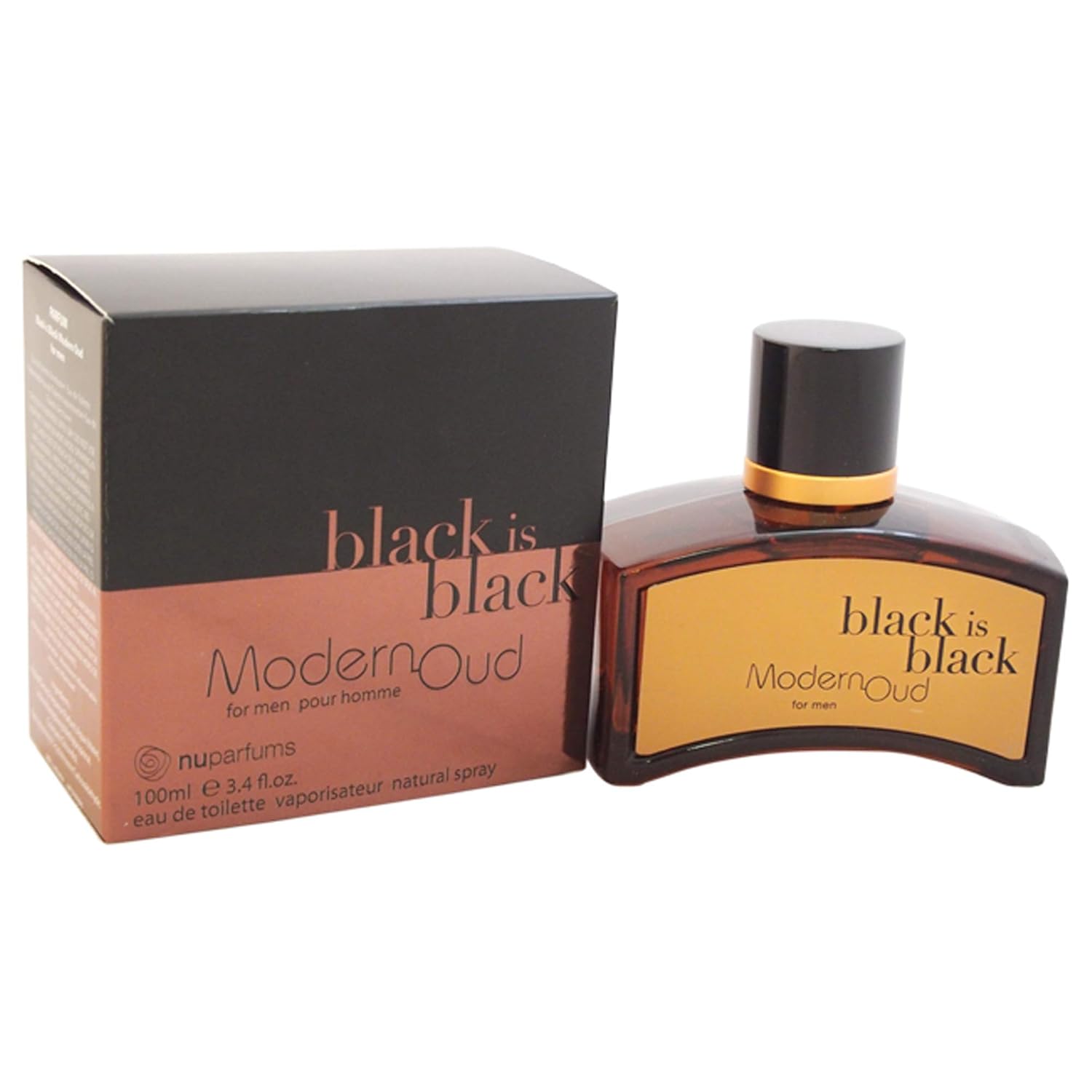 Nuparfums Group Black Is Black Modern Oud Eau De Toilette, 3.4 Ounce : Beauty & Personal Care