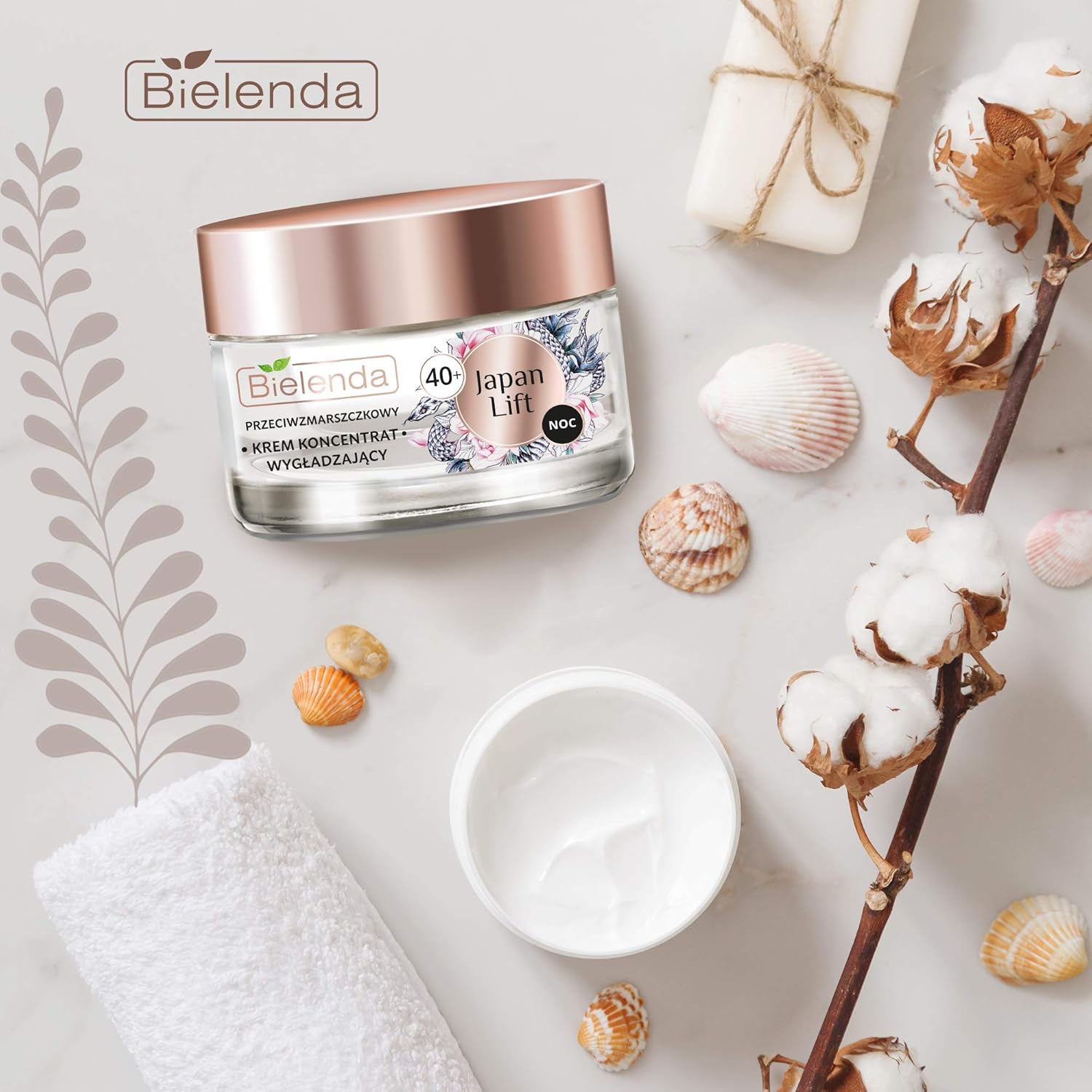 Bielenda Japan Lift - Smoothing Anti-Wrinkle Night Cream Effectively Lifts Tightens The Epidermis Makes It Firmer - Japan Lift Smoothing Antiwrinkle Face Cream - Concentrate 40+ Night - 50 ml : Amazon.co.uk: Beauty