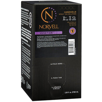 Norvell Premium Professional Sunless Tanning Spray Tan Solution - Venetian, 8 Fl.Oz