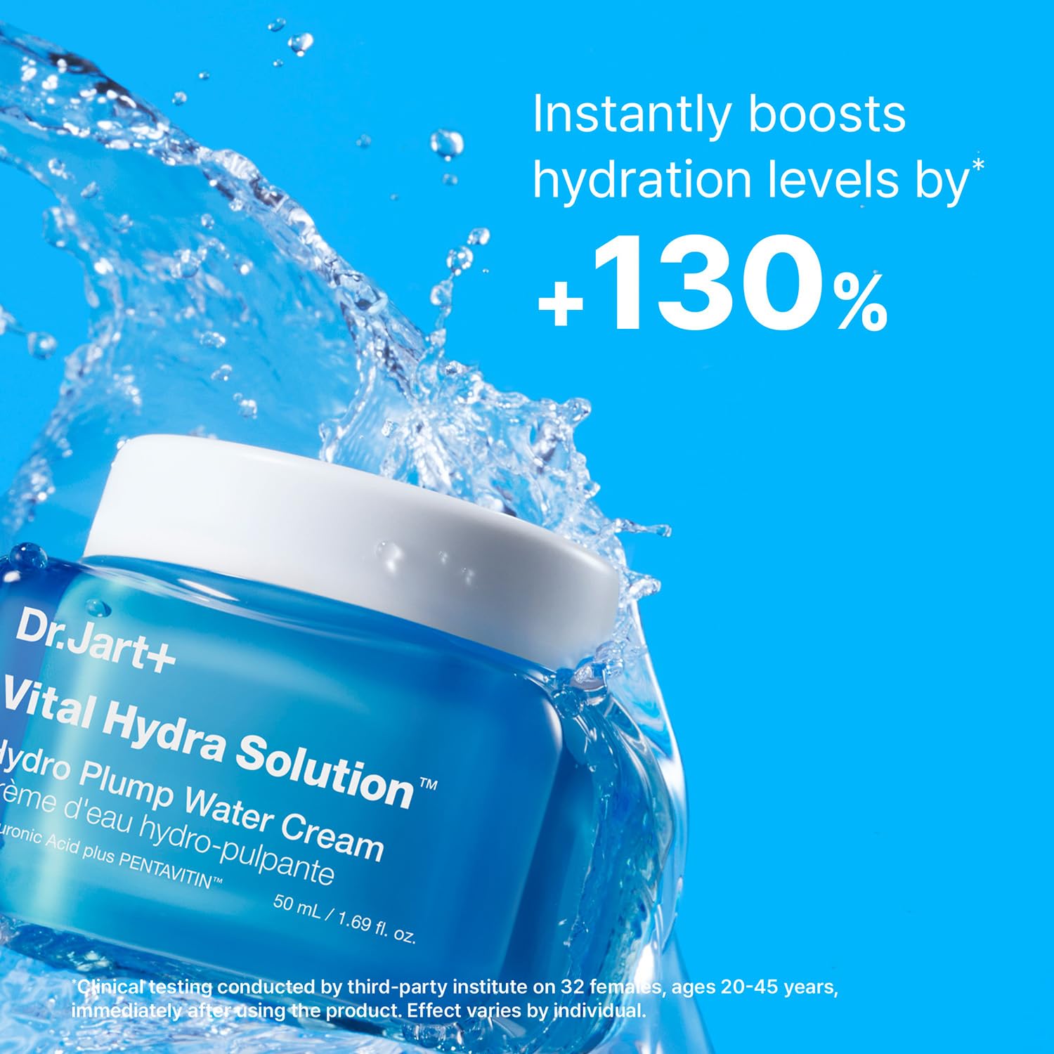 Dr.Jart+ Vital Hydra Solution Water Cream Glow Hydrating Face Moisturizer With Hyaluronic Acid | Korean Skin Care, 1.69 Fl Oz : Beauty & Personal Care