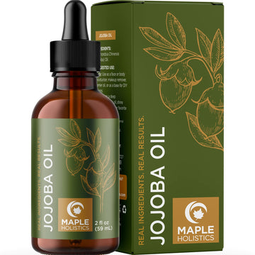 Nourishing Cold Pressed Jojoba Oil - Pure Jojoba Oil For Hair Skin And Nails Plus Emollient And Occlusive Dry Skin Moisturizer For Face And Body Care - Jojoba Carrier Oil For Essential Oils Mixing