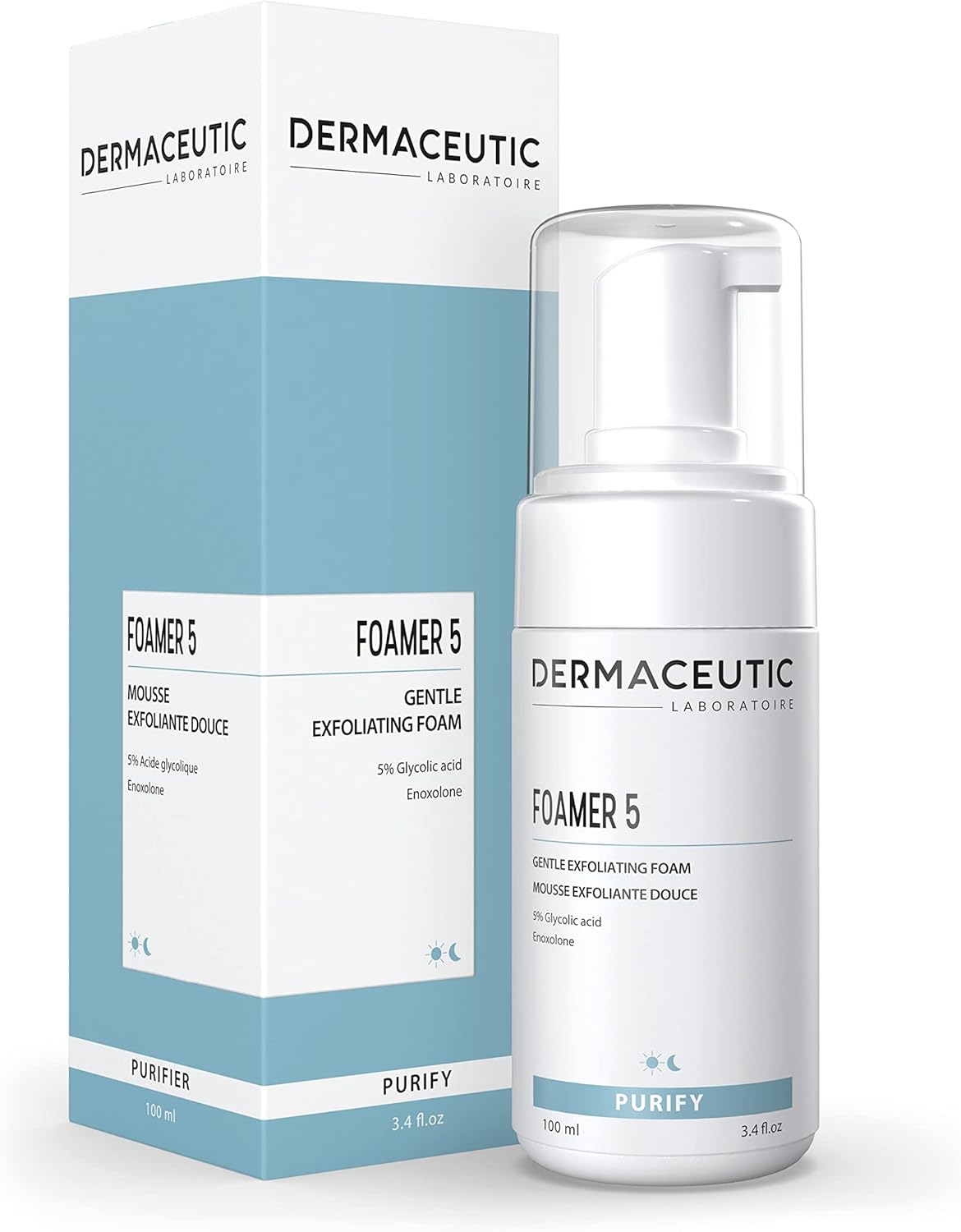 Dermaceutic Foamer 5 - Gentle foaming cleanser - Brightening face wash - Exfoliating cleanser for a clear and bright complexion - 100ml : Amazon.co.uk: Beauty