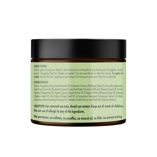 Mielle Organics Rosemary Mint Strengthening Pomade-To-Oil Scalp & Hair Quencher, Nourishes, Conditions & Add Shine, 5 Ounces