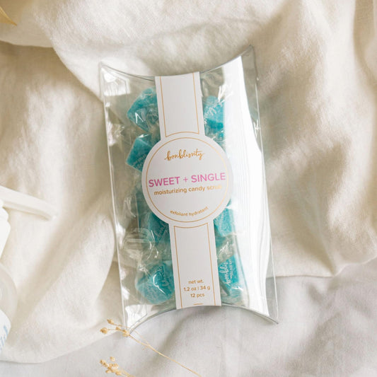 Sugar Cubes Candy Scrub, 12 Pcs - Sugar Body Scrub Gift Set Vanilla Scent, Gentle Hand, Feet, And Body Exfoliator Turns Into Lotions, Spa Small Gifts For Women And Men, Travel Size